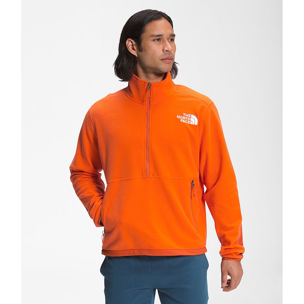 The North Face Fleece Jacket Mens Australia - The North Face Tka Kataka Red Orange (DEK-890275)